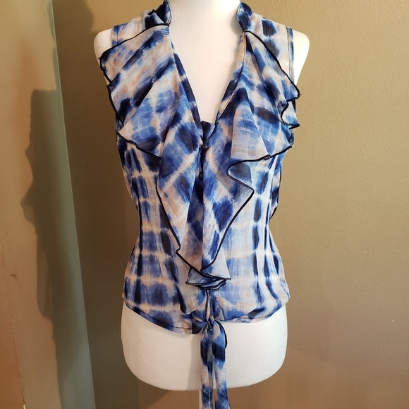 5 for $20!! Heartsoul tie dye button up tank - Picture 3 of 7